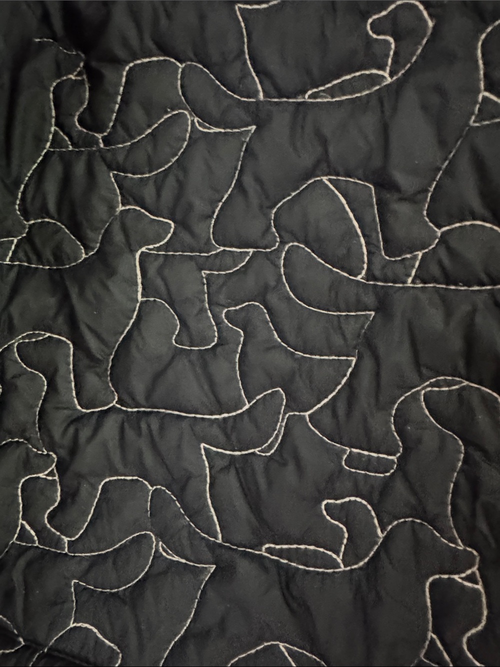 Universal Black Quilted Puffer Jacket - Picture 3 of 4
